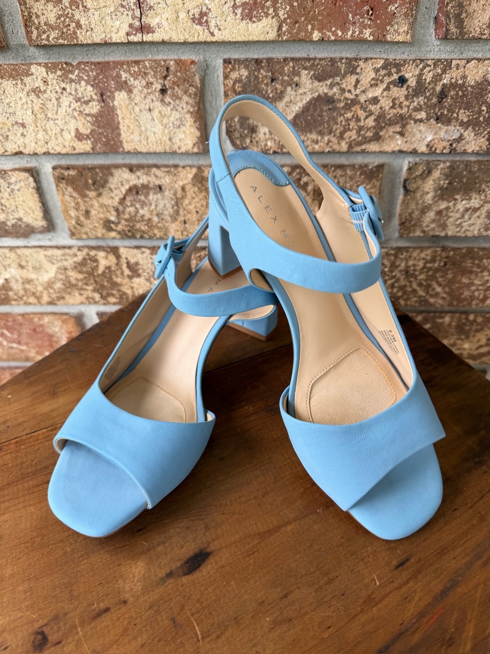 Alex Marie Elizabeth Nubuck D'Orsay Dress Sandals Women’s Size 9.5 Excellent!